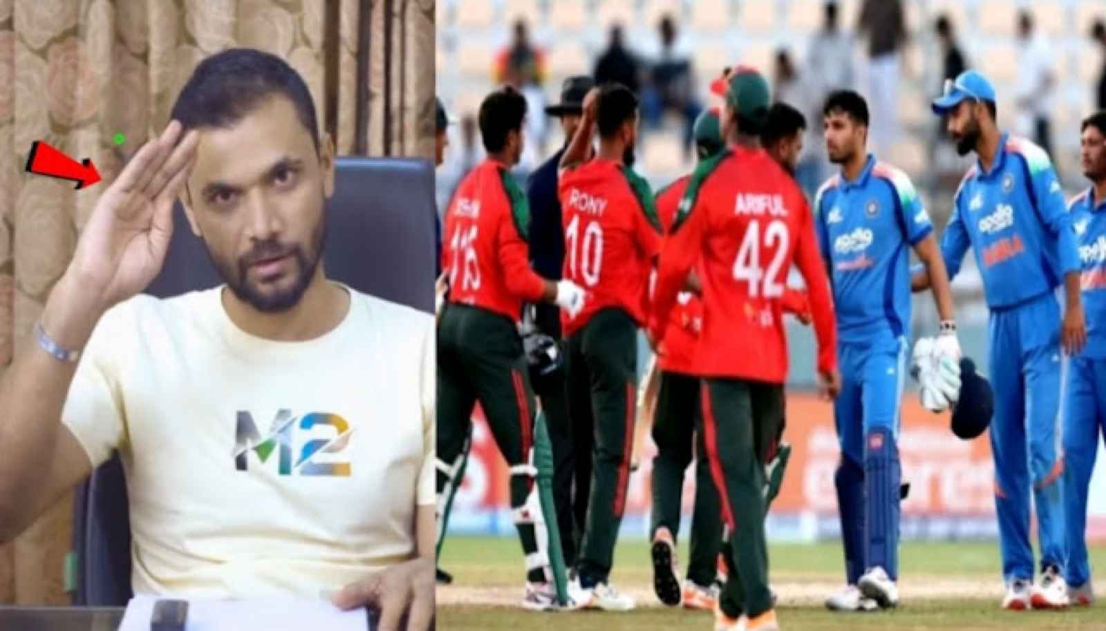 ভারতকে হারিয়ে ফাইনালে যাওয়ার পর লাইভে এসে বিশেষ বার্তা দিলেন মাশরাফি