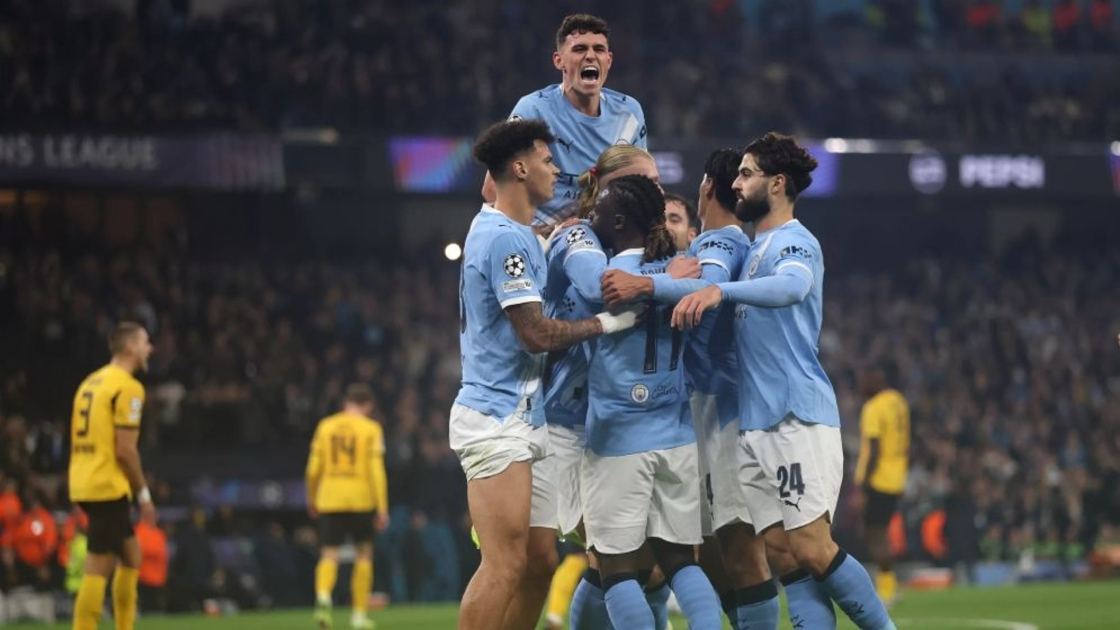 হালান্ড-ফোডেনের জোড়া ঝলকে ডর্টমুন্ডকে উড়িয়ে দিল ম্যানসিটি